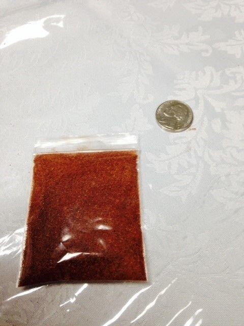 8.5 Grams Red smoked Ghost pepper Bhut Jolokia Powder sample chile hot spice