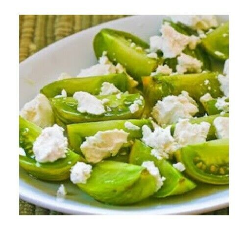 GREEN ZEBRA Tomato 25 - 1000 Seeds Heirloom Unique Beautiful Color Salad Bulk