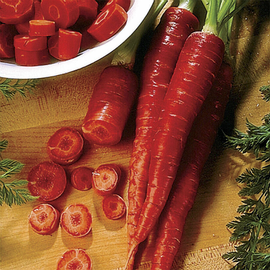 Atomic Red Carrot 300 - 4,000 Seeds Beautiful color High content Lypocene! RARE