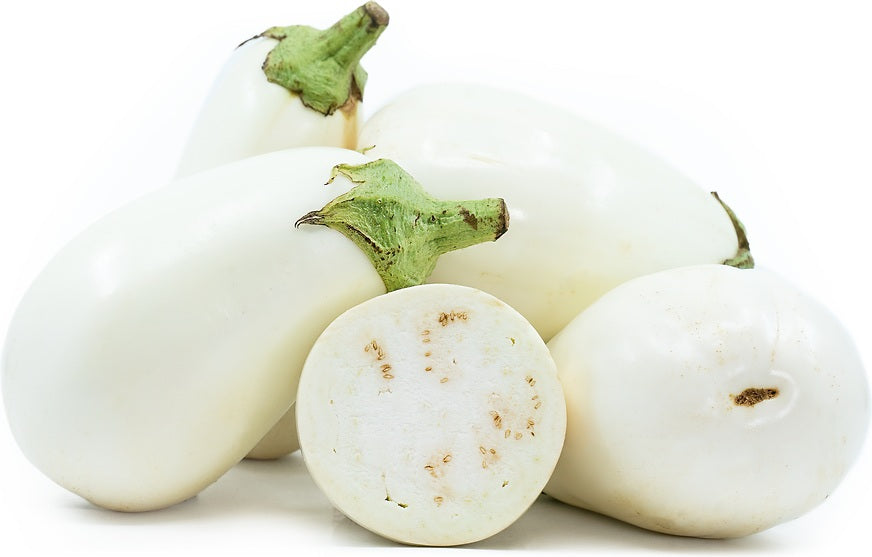 White Egg Eggplant 50 - 10K Seeds Aubergine Compact Container plant