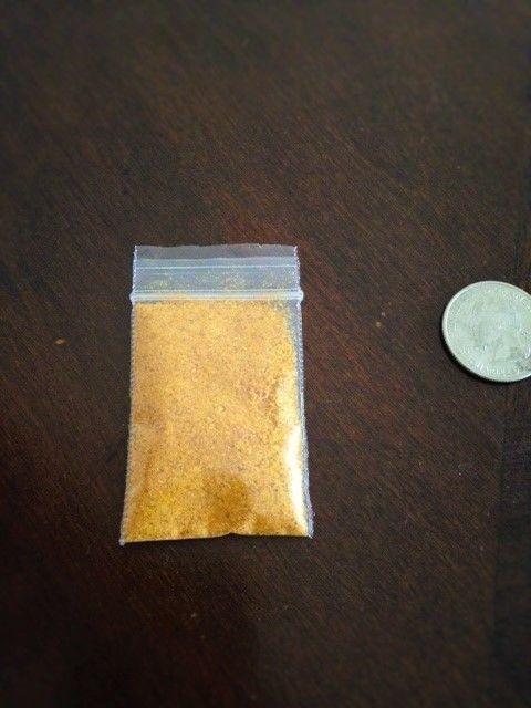 2.3 Grams Aji Amarillo Powder sample chile spice Cusqueno Hen chili Huancaina