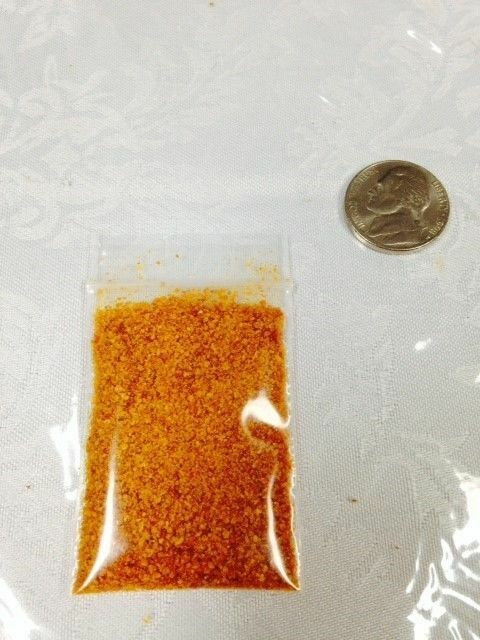 2.3 Grams Yellow Ghost pepper Bhut Jolokia Powder sample chile hot spice RARE