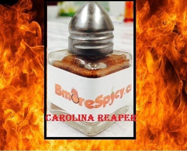 Combo 3x Reaper, Red & Yellow Ghost Pepper Chili powder shakers .5 OZ Xtreme HOT