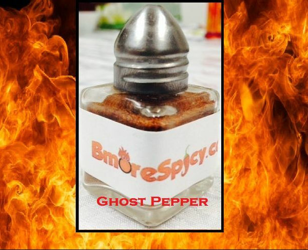 Ghost Pepper Bhut Jolokia salt shaker 1/2 ounce Red powder Extremely HOT n SPICY