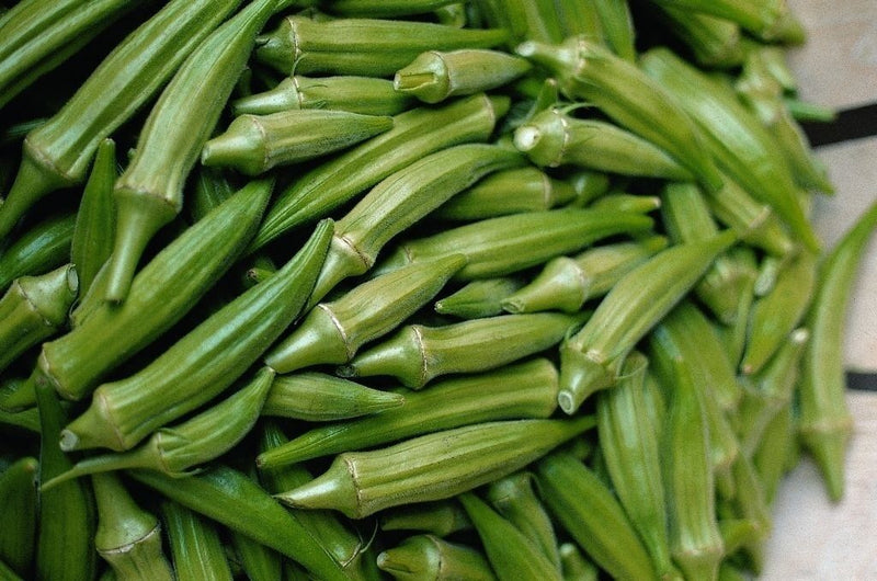 Okra Clemson Spineless 40 - 4000 Seeds Heirloom non gmo delicious tender pods