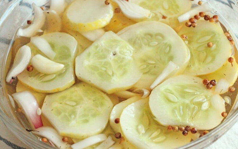 Lemon Cucumber Seeds (50 - 4000 1/4lb) Heirloom unique canning rare pickling OP